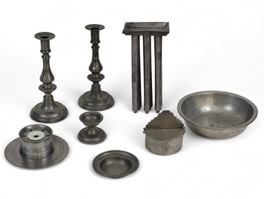COLLECTION OF PEWTER