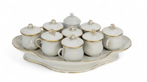 "OLD PARIS" POT DE CR?ME SET