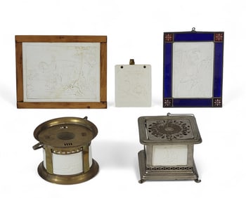 COLLECTION OF LITHOPHANES