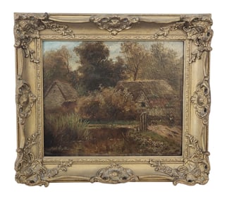 LANDSCAPE WITH COTTAGE