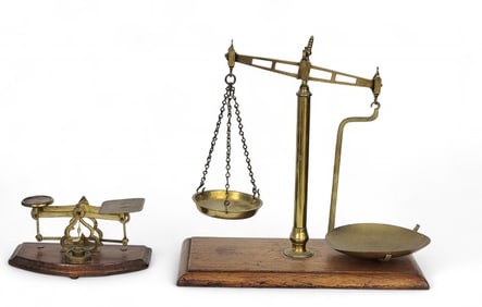 TWO BALANCE SCALES