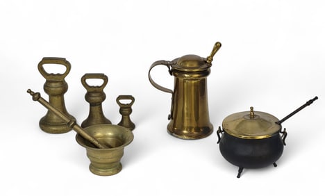 COLLECTION OF BRASS