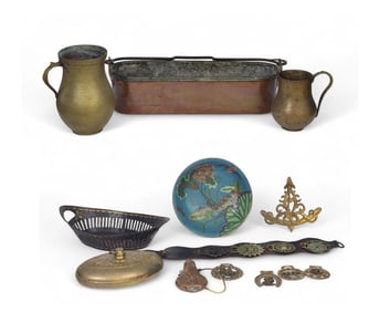 COLLECTION OF COPPER AND BRASS