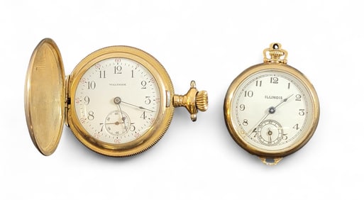 TWO LADY'S POCKET WATCHES