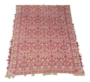 JACQUARD COVERLET