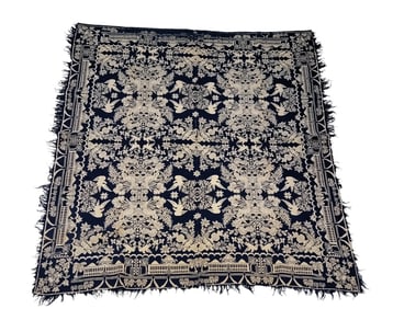 JACQUARD COVERLET