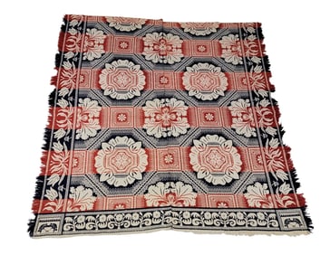 JACQUARD COVERLET