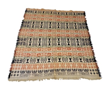 LANCASTER (FAIRFIELD COUNTY), OHIO COVERLET