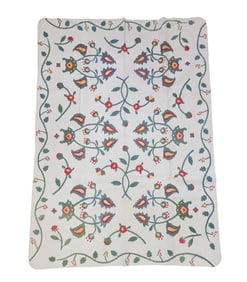 FLORAL APPLIQUE QUILT