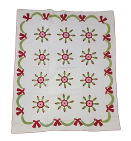 EAST LIVERPOOL, OHIO APPLIQUE QUILT