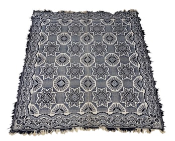 JACQUARD COVERLET