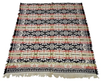 PETER LORENZ JACQUARD COVERLET