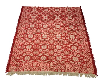 JACQUARD COVERLET