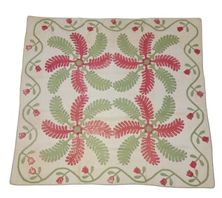 PINWHEEL APPLIQUE QUILT