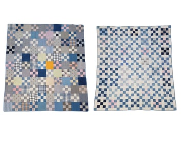 PIECED "NINE-PATCH" QUILTS