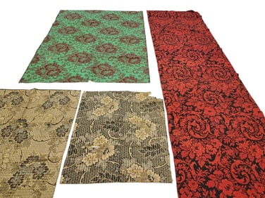 FOUR INGRAIN CARPETS