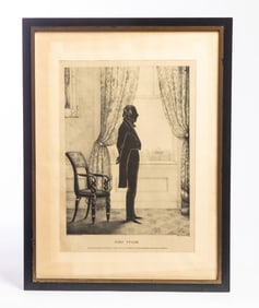 SILHOUETTE OF JOHN TYLER