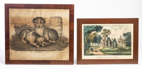 TWO LITHOGRAPHS