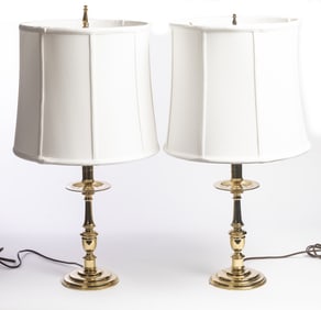 PAIR OF VIRGINIA METALCRAFTERS LAMPS