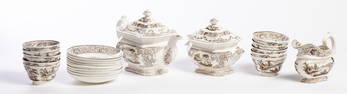 TRANSFER-PRINTED TEA SERVICE