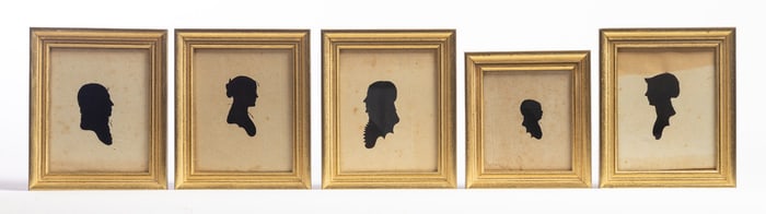 FAMILY GROUP OF SILHOUETTES