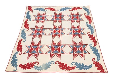 OHIO STAR SPANGLED BANNER QUILT