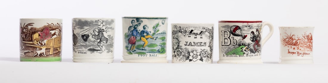 SIX CHILD'S MUGS (1 of 3)