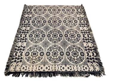 JACQUARD COVERLET