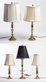 COLLECTION OF VIRGINIA METALCRAFTERS LAMPS