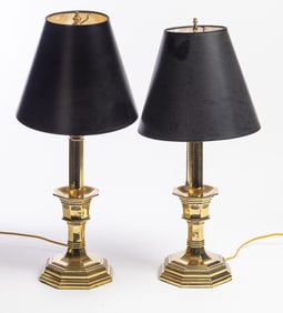 PAIR OF VIRGINIA METALCRAFTERS LAMPS