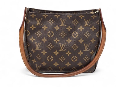 VINTAGE LOUIS VUITTON MOMOGRAM LOOPING MM HANDBAG