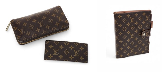 TWO VINTAGE LOUIS VUITTON MOMOGRAM ACCESSORIES