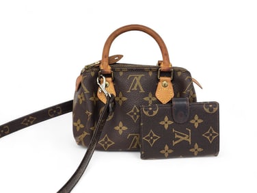 VINTAGE LOUIS VUITTON MONOGRAM MINI SPEEDY WITH CROSSBODY STRAP
