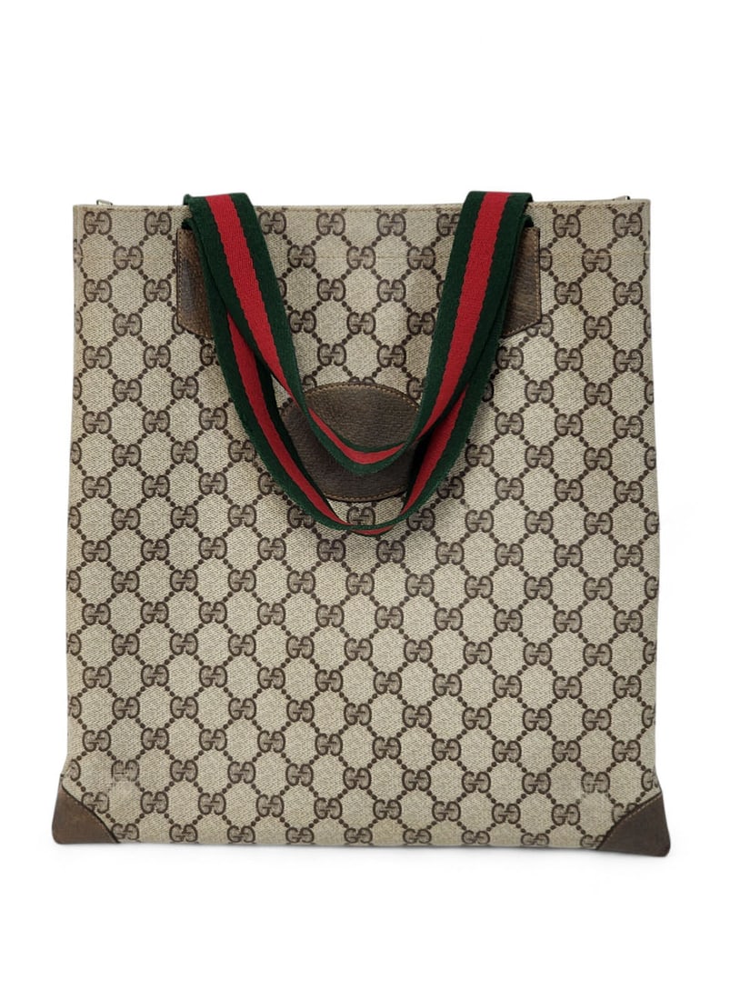VINTAGE GUCCI GG TOTE BAG (1 of 3)