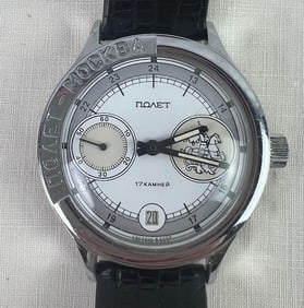 VINTAGE POLJOT MOCKBA WRIST WATCH