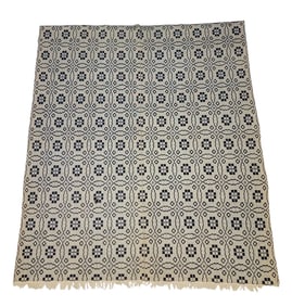 OVERSHOT COVERLET