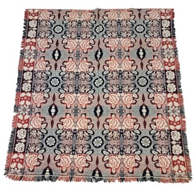 JACQUARD COVERLET