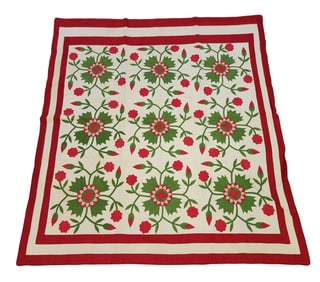 ROSE OF SHARON APPLIQUE QUILT