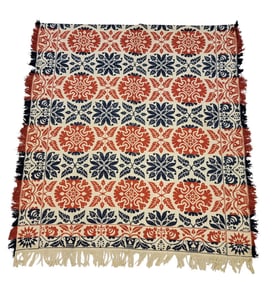 JACQUARD COVERLET