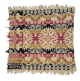 SENECA COUNTY, OHIO CRIB COVERLET