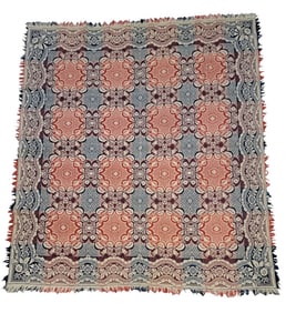 JACQUARD COVERLET