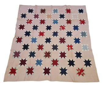 OHIO STAR QUILT TOP