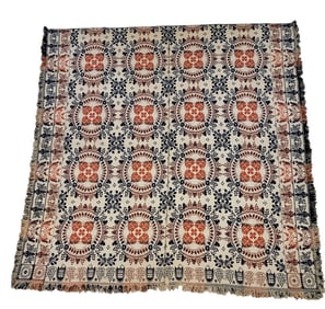 JACQUARD COVERLET