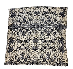EAGLE & STARS JACQUARD COVERLET