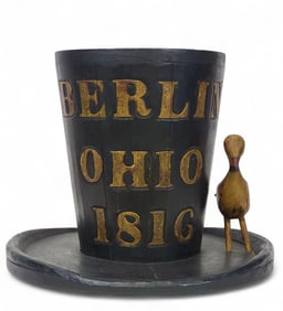 OHIO FOLK ART TOP HAT