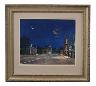 SMALL HOURS, PUTNAM STREET BY JULIE ZICKEFOOSE (B. 1958)