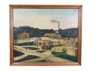 FOLKSY VIEW OF A SAWMILL