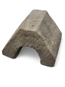 CARVED CHIMNEY CAP STONE