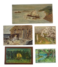 FIVE WORKS BY EARL H. BEYMER (OHIO, 1890-1975)