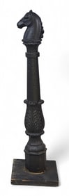 CAST-IRON HITCHING POST